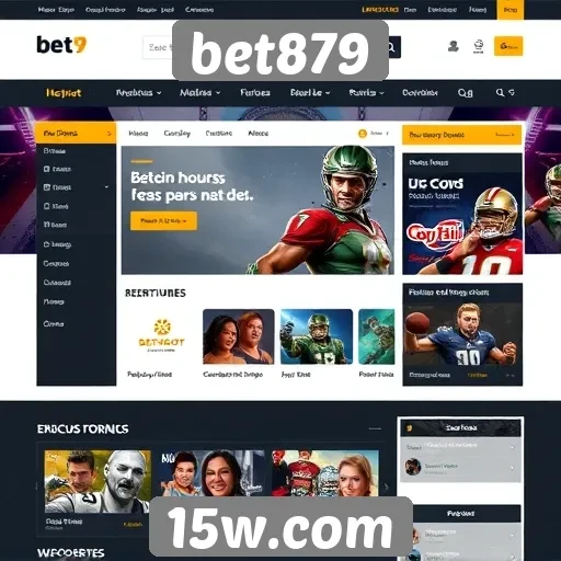 Análise da interface do usuário do site bet879